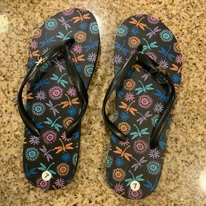 Dragonfly flip flops